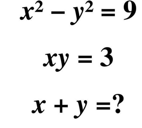 solved x2−y2 9 xy 3 x y
