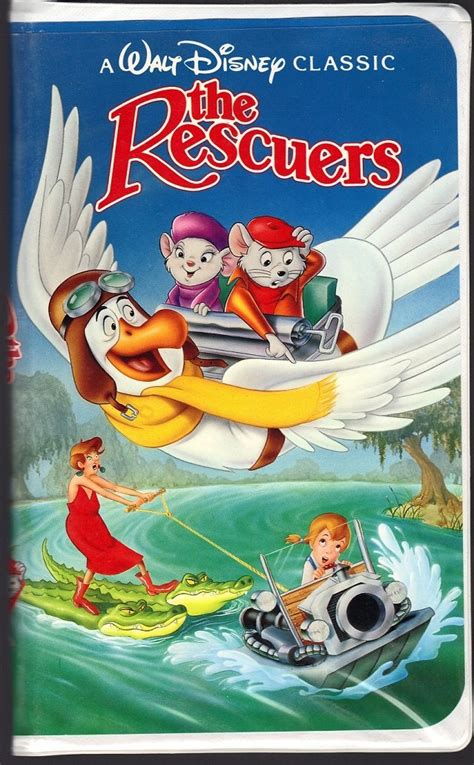 The Rescuers Walt Disneys Black Diamond Edition Vhs Clamshell 717951399038