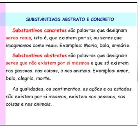 Amor é Substantivo Concreto Ou Abstrato