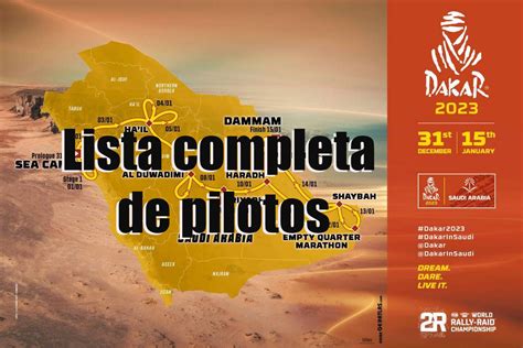 Rally Dakar Lista Completa De Los Pilotos De La Categor A Moto
