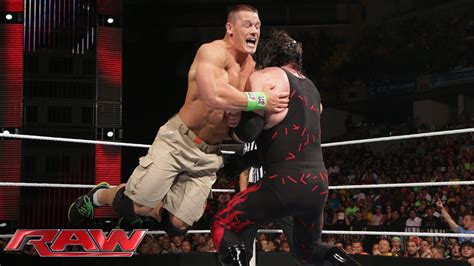 John Cena Vs Kane Raw June 2 2014 Youtube