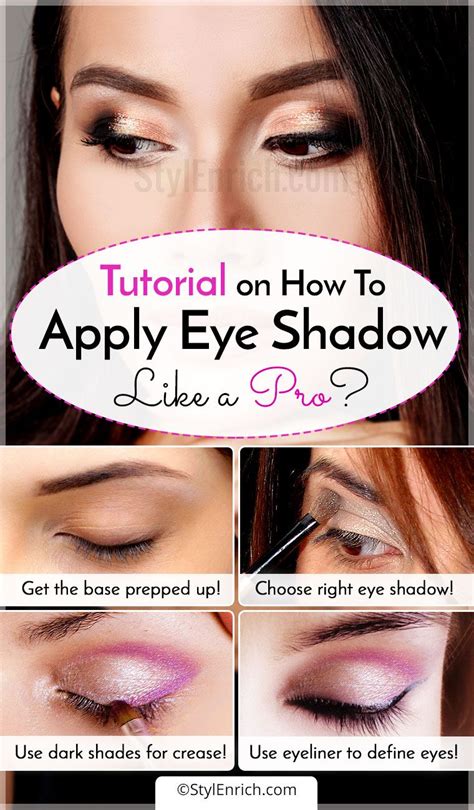 How to apply cream eyeshadow. Eyeshadow Tutorial On How To Apply Eye Shadow Like A Pro ...