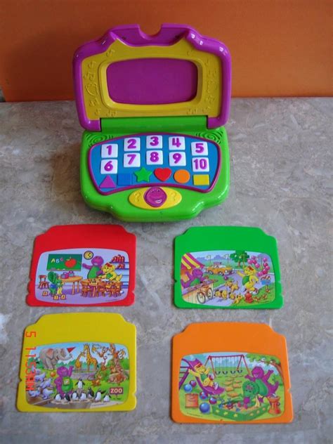 Barney And Friends Learning Laptop Interactive Toy Mattel 2002 1822382086