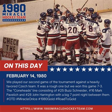 1980 Miracle Hockey Team On Twitter Otd In 1980 🇺🇸 Vs 🇨🇿 Our Second