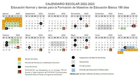 Publica La SEP El Calendario Escolar 2022 2023