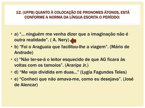 Colocação Pronominal Exercícios Com Gabarito 8o Ano