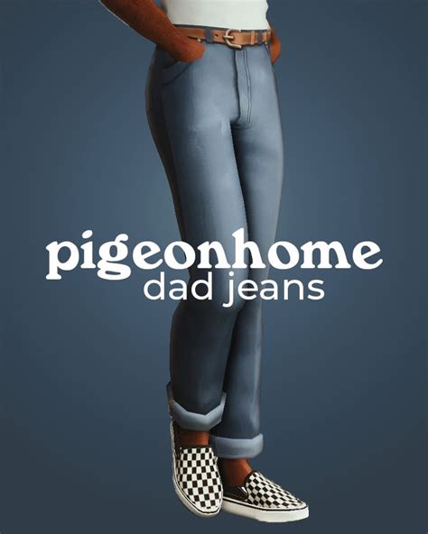 Dad Jeans By Pigeonhome S4cc Ts4cc Sims 4 Male Clothes Dad Jeans