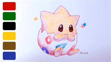 How To Draw Pokemon Togepi Youtube