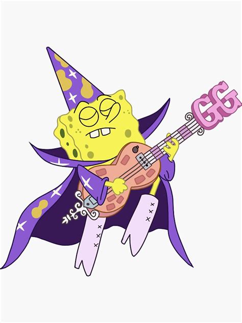 Spongebob Goofy Goober Rock Sticker Sticker By Crossvazqu Redbubble