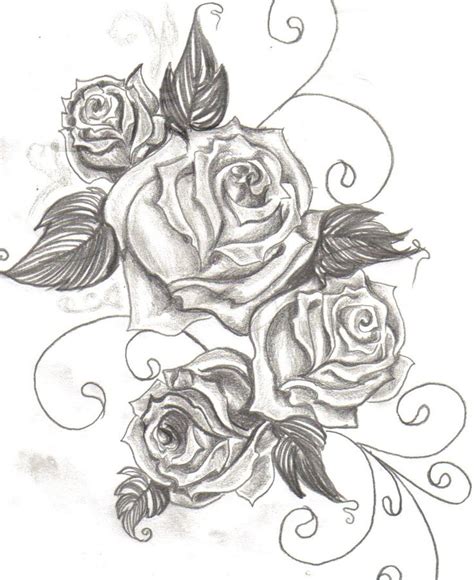 When you dig a bit deeper, you can find even more significance such as love, passion, power, mystery, caring, fresh starts, or even a profound memorial to a lost loved one. Rose Tattoo Drawing Designs at GetDrawings | Free download