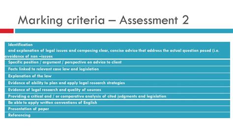 Marking Criteria And Exemplars Ppt Download
