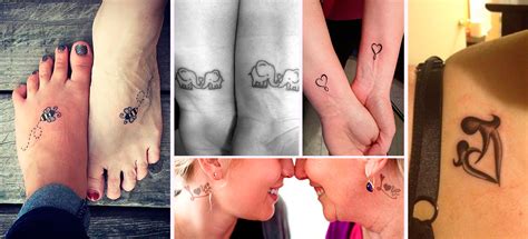 15 Hermosos Tatuajes Para Mamá E Hija Que Te Llegarán Al