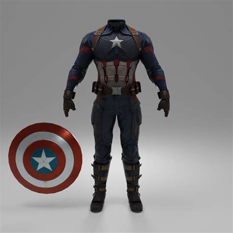 Captain America Armor Template For Eva Foam Papercraft Download Now