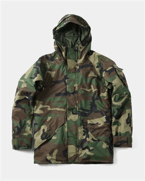 Us Woodland Camo Goretex Jacket Genuine Us Military Issue Ecw Cold