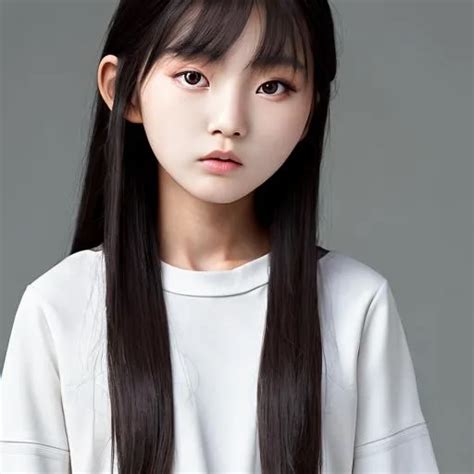 Model Korean Girl Photoshoot 10 Year Old Openart