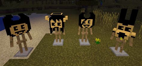 Bendy And The Ink Machine Heads Pack Minecraft Pe