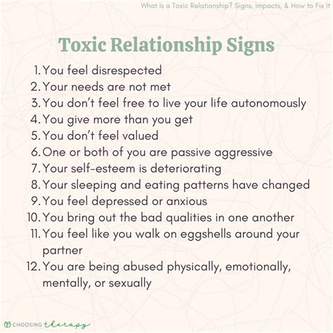 21 Signs Of A Toxic Relationship And What To Do About It