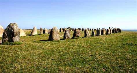 Travel Trip Journey “ales Stones” Is Called Swedish Stonehenge