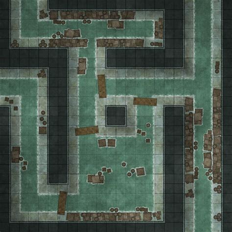 Battlemap Sewers Random Encounter Maps By Ronindude Dungeons And