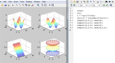 Write A Matlab Program For D Multi Plot With Color Sourcecodepoint