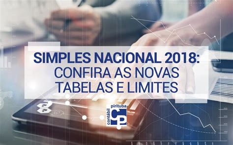 Simples Nacional 2018 Confira As Novas Tabelas E Limites