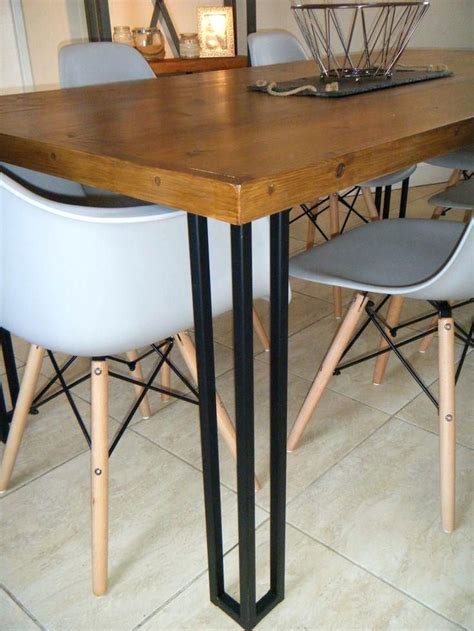 There is absolutely no wobble in the table because of the strong metal base and we know that the table legs will outlive the tabletop! Best 25+ Metal table legs ideas on Pinterest | Steel table ...