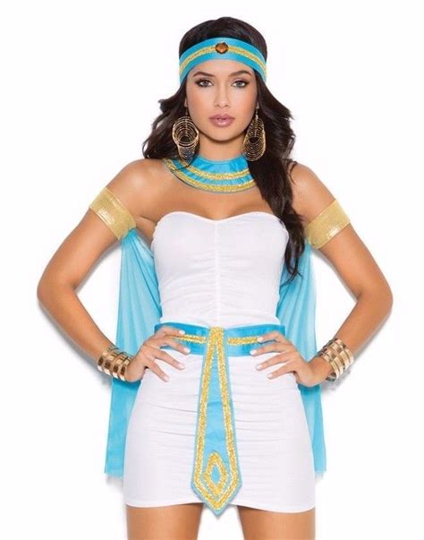 Egyptian Queen Costume Small S Women Sexy Halloween Egypt Nile Goddess Dress Sexy Halloween