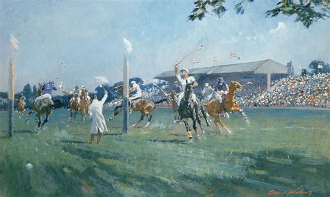 The Westchester Cup Painting By Gilbert Holiday