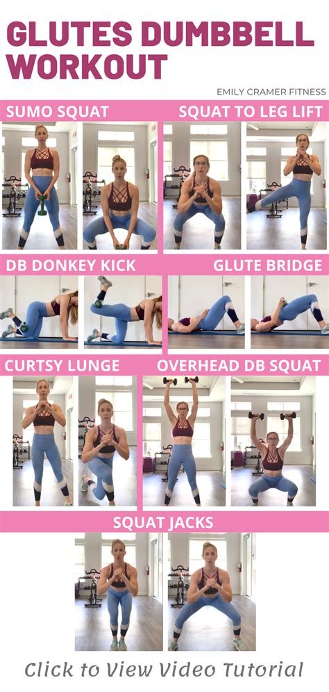 Glutes Dumbbell Workout