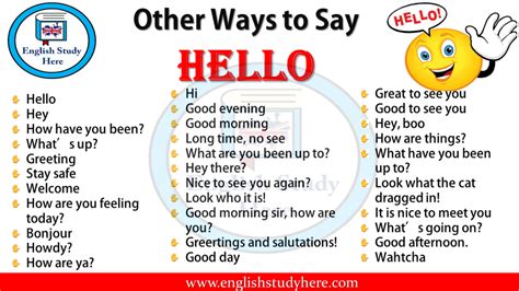 30 Ways To Say I Love You English Study Here Ways To Say Hello