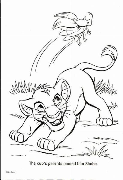 Coloring Pages Disney Collage Lion King Character