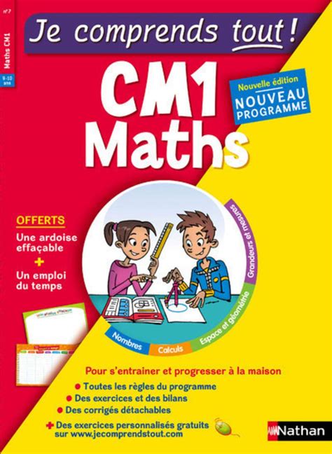 Amazon Fr Maths CM Je Comprends Tout Exercices Cours Conforme Au Programme De CM