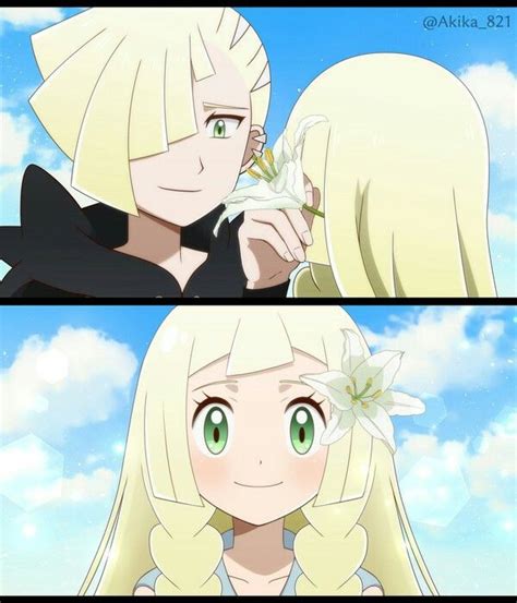 Giving Lillie A Lily Gladion Pokemon Pokemon Pokemon Sun