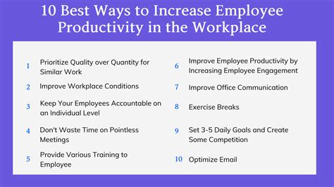 Best Ways To Increase Employee Productivity In The Workplace
