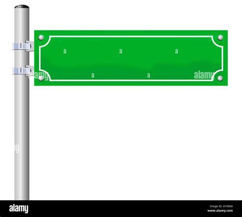 Blank Street Name Sign Hi Res Stock Photography And Images Alamy