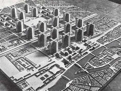 Ville Radieuse Radiant City Le Corbusier Arkitektuel