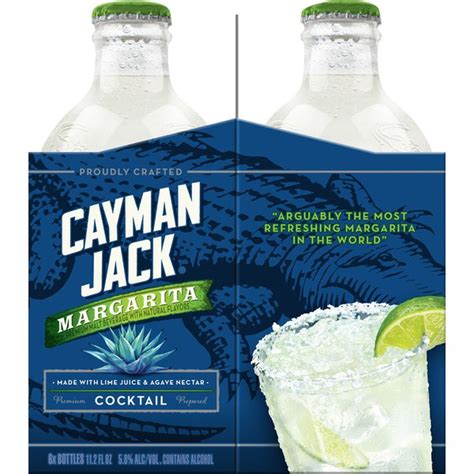 How big is a can of cayman jack? Cayman Jack Cocktail, Margarita (11.2 fl oz) - Instacart