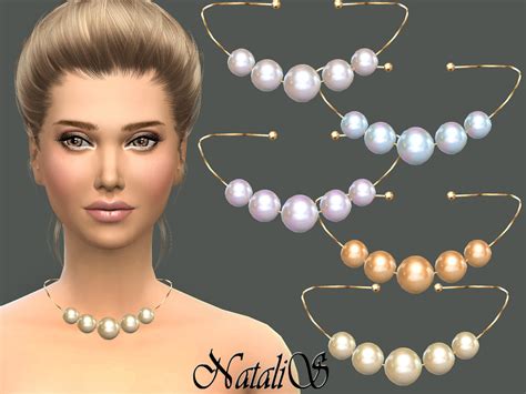 The Sims Resource Natalisfaux Pearl Necklace