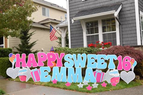Check spelling or type a new query. Turning 16 is SWEET! Make it Even Sweeter with Birthday Yard Signs by Yard Announcements! - Yard ...