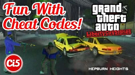 Gta Liberty City Stories Fun With Cheat Codes Youtube