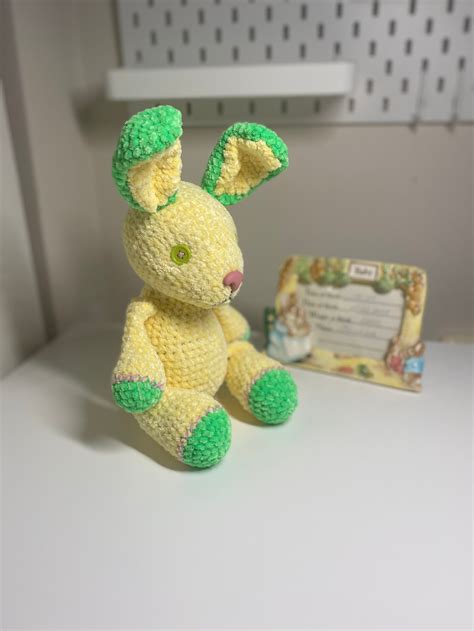 Crochet Cocomelon Bunny Toy Cocomelon Toysknitting Cocomelon Etsy