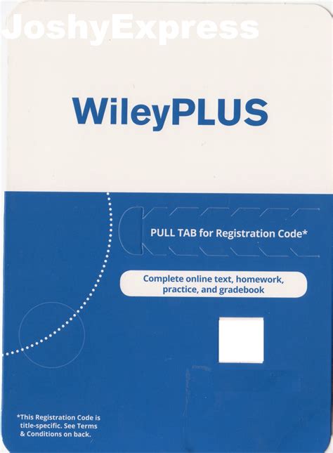 Wileyplus Access Code Stand Alone Access Online Ebay