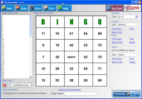 Bingo Card Generator Perviews