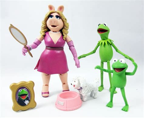 The Muppet Show Kermit Robin And Miss Piggy Action Figure Diamond