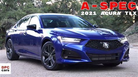 2021 Acura Tlx A Spec In Apex Blue Pearl Youtube