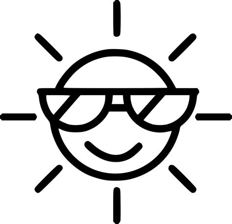 Summer Sun Sunglasses Svg Png Icon Free Download 541241