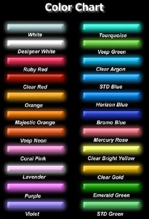 Pin On Artclassroom Neon Colour Chart Neon Colours In 2019 Pinterest