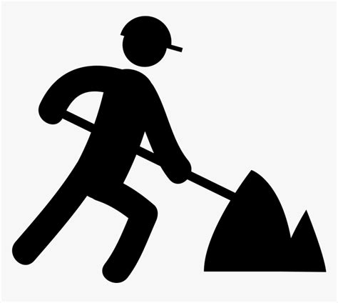 Computer Icons Mining Laborer Clip Art Miner Silhouette Png
