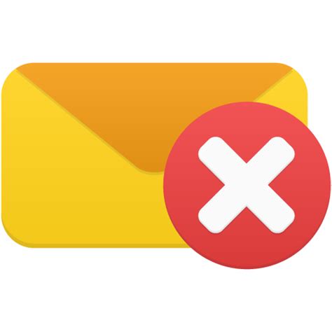 Email Delete Icon Flatastic 10 Iconpack Custom Icon Design