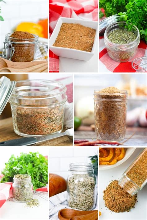 16 Easy Seasoning Mix Blends To Make At Home Kim Schob